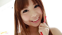 Cute Mikuru smiling long hair