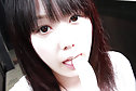 Cutie Machiko strips on steps and playfully eats a banana