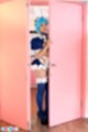 Maid in doorway