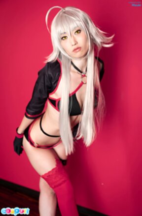 Mizuki strips panties on black chair and masturbates with vibrator