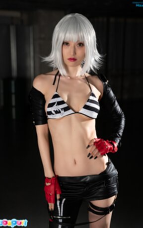 Mizuki lowers shorts and panties and shows off her nice round ass