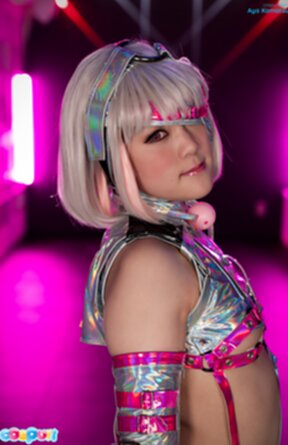 Aya Komatsu showing her shaved pussy and nice ass