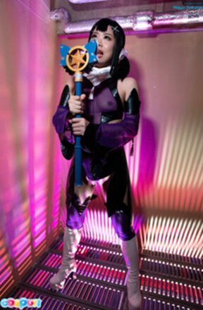 Mayu Sakurai masturbating with dildo and vibrator