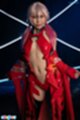 Nagi tsukino in red dress