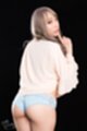 Looking over her shoulder nice ass in panties