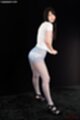 Looking back top raised in panties