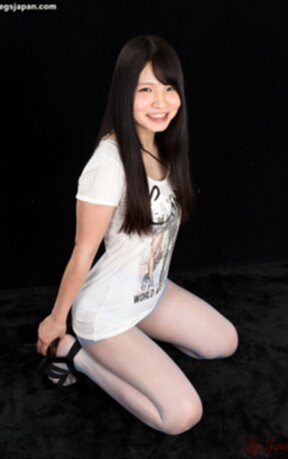 Iori Sana in tshirt white pantyhose and panties