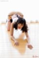 On all fours reaching out